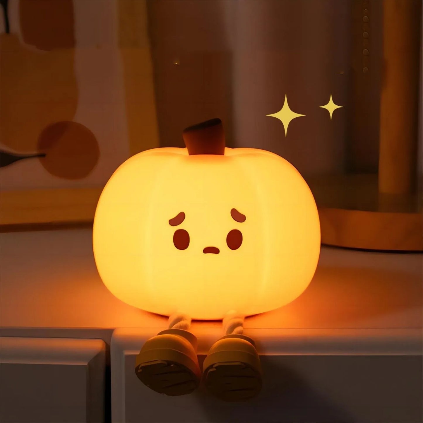 Cute Pumpkin Night Light