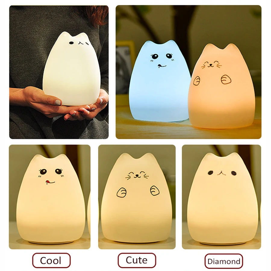 Soft Silicone Night Light For Children