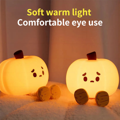 Cute Pumpkin Night Light