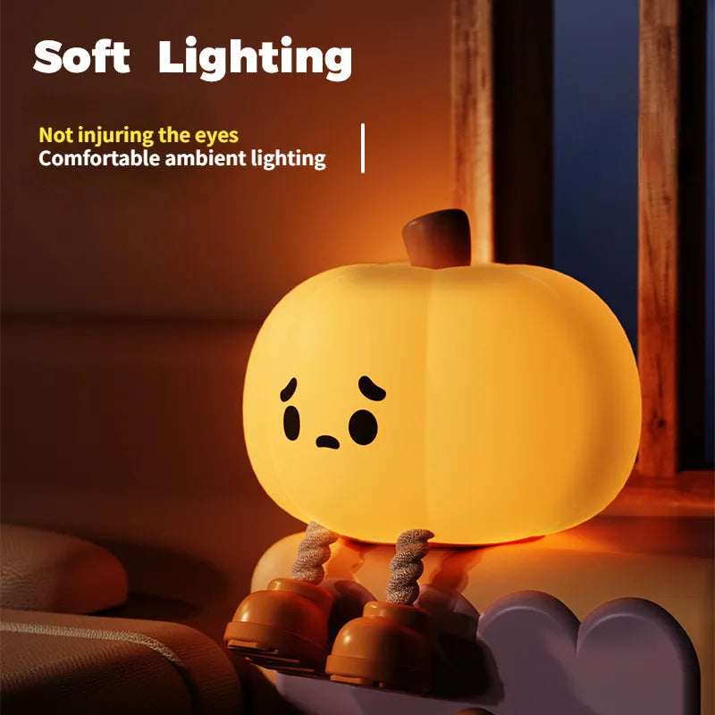 Cute Pumpkin Night Light